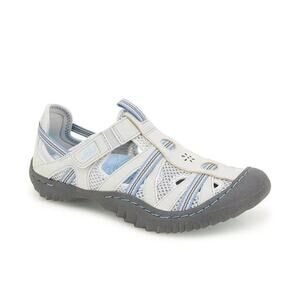 JBU Women's Light Gray / Stone Blue Regional Water Ready Casual Sneaker 10M